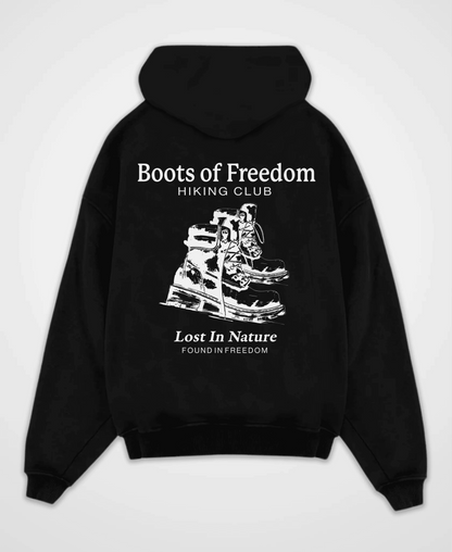 BOOTS OF FREEDOM OVERSIZED HOODIE