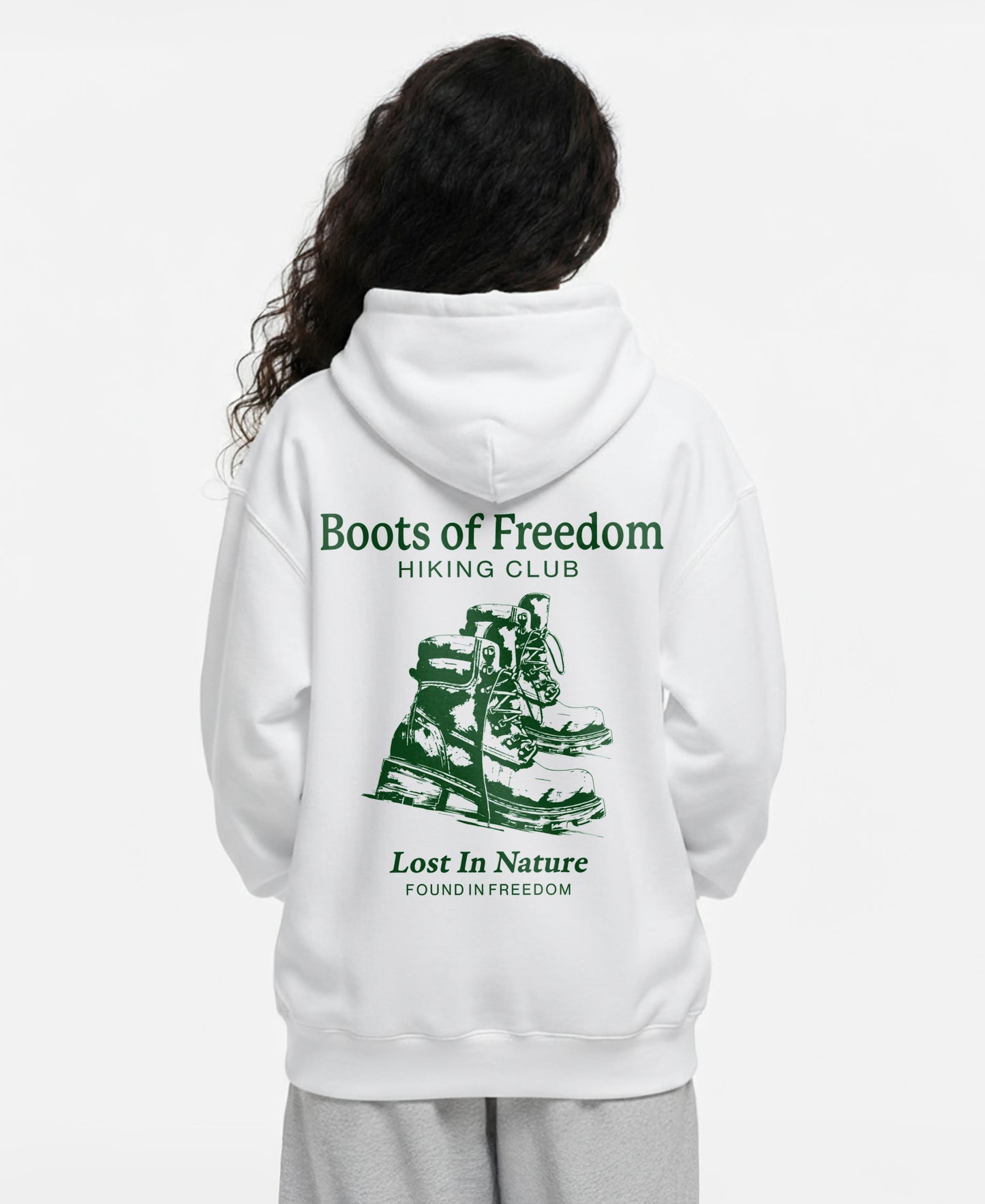 BOOTS OF FREEDOM OVERSIZED HOODIE