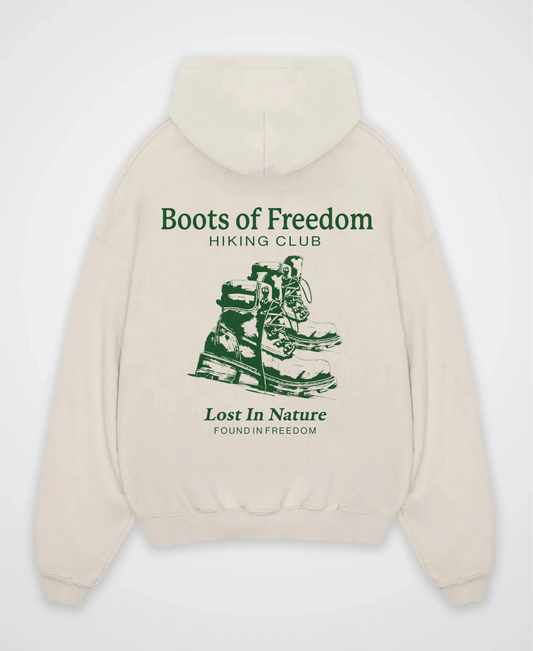 BOOTS OF FREEDOM OVERSIZED HOODIE