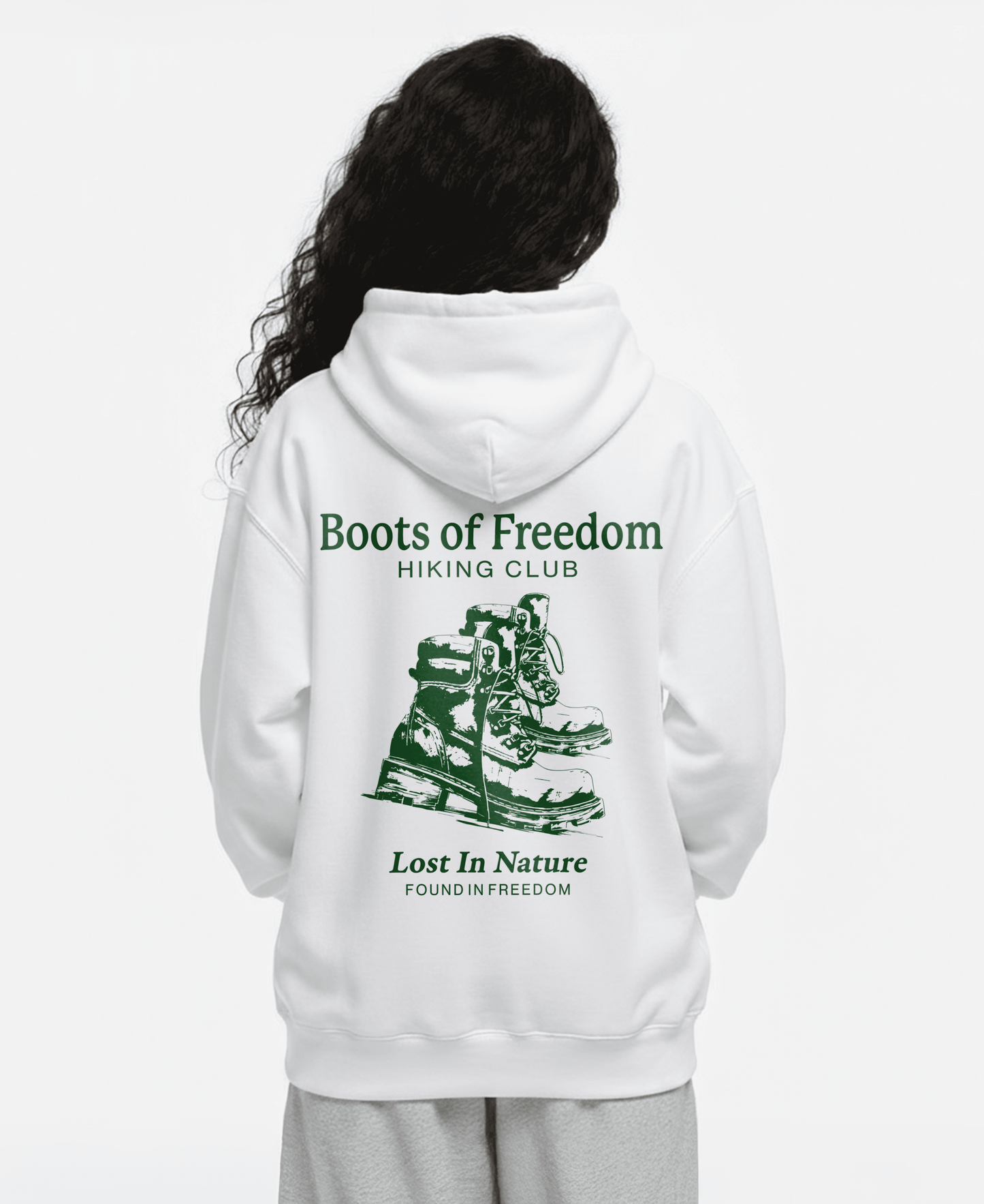BOOTS OF FREEDOM OVERSIZED HOODIE