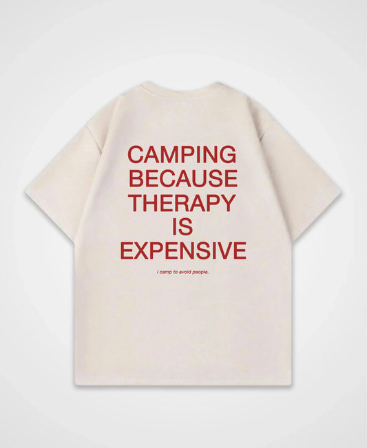 CAMPING BECAUSE OVERSIZED SHIRT