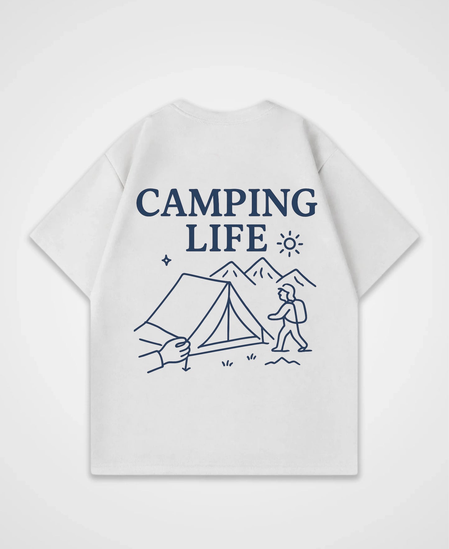 OK BUT FIRST CAMPING OVERSIZED SHIRT