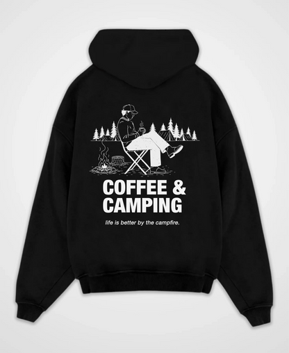 COFFEE & CAMPING OVERSIZED HOODIE