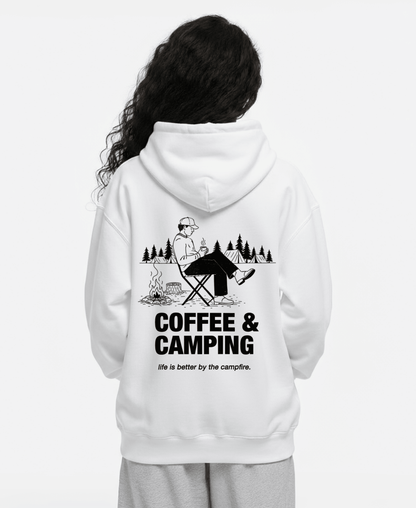 COFFEE & CAMPING OVERSIZED HOODIE