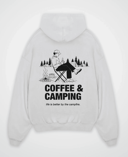 COFFEE & CAMPING OVERSIZED HOODIE