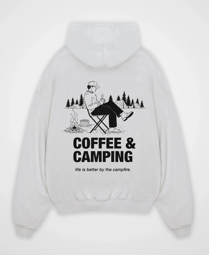 COFFEE & CAMPING OVERSIZED HOODIE