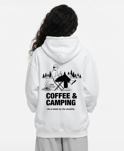 COFFEE & CAMPING OVERSIZED HOODIE