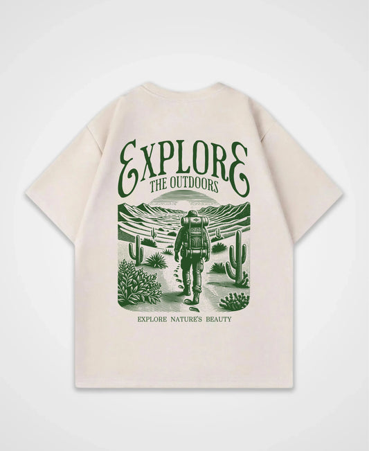 EXPLORE THE OUTDOORS OVERSIZED SHIRT 