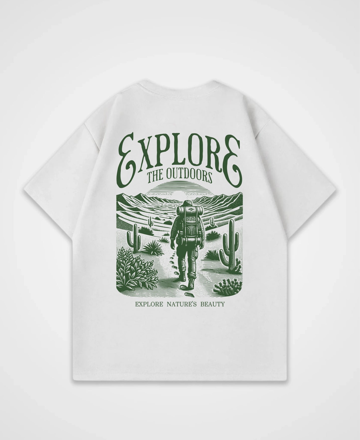 EXPLORE THE OUTDOORS OVERSIZED SHIRT 