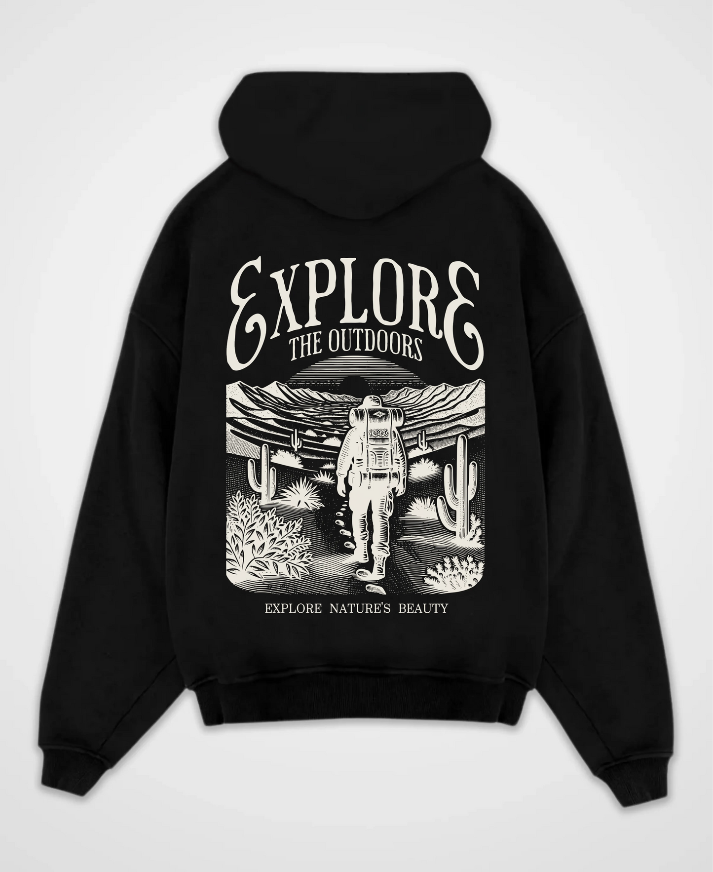 EXPLORE THE OUTDOORS OVERSIZED HOODIE