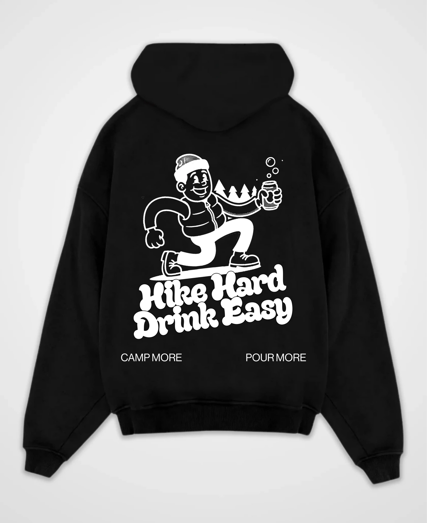 HIKE HARD OVERSIZED HOODIE