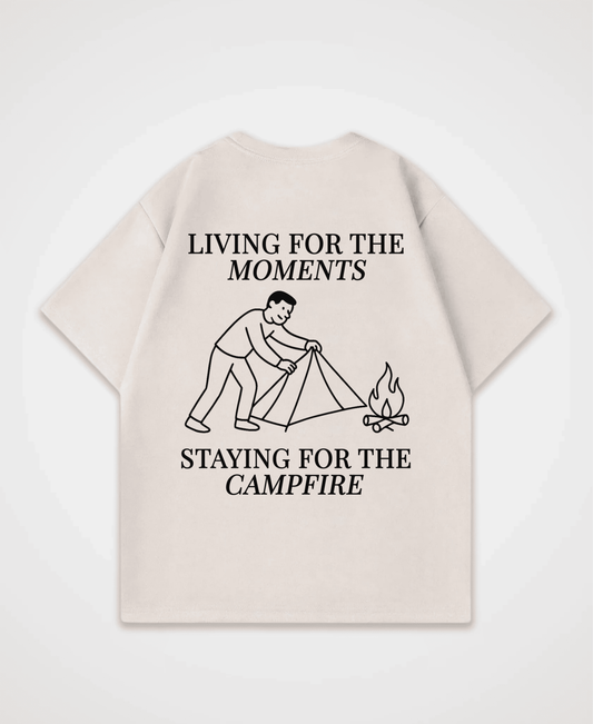 LIVING FOR THE MOMENTS OVERSIZED SHIRT