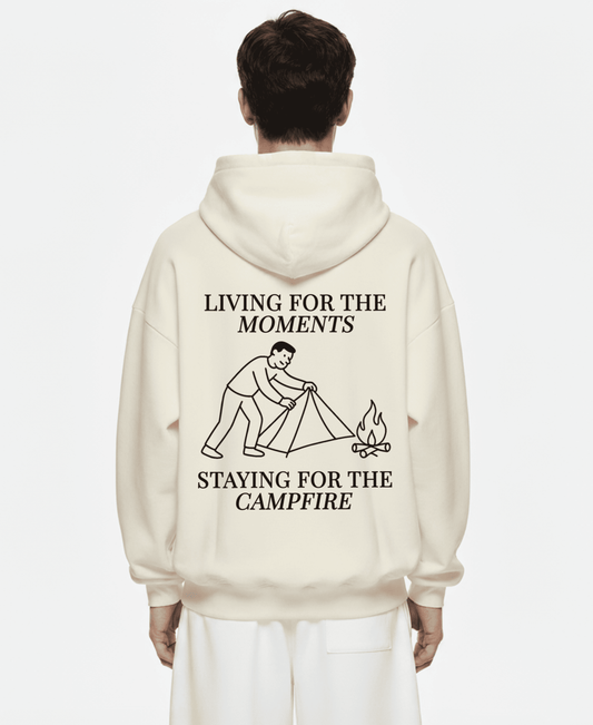 LIVING FOR THE MOMENTS OVERSIZED HOODIE