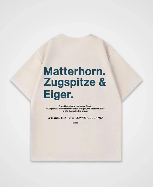 MATTERHORN, ZUGSPITZE & EIGER OVERSIZED SHIRT