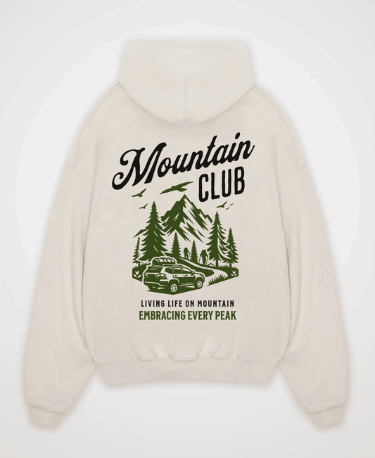 MOUNTAIN CLUB OVERSIZED HOODIE