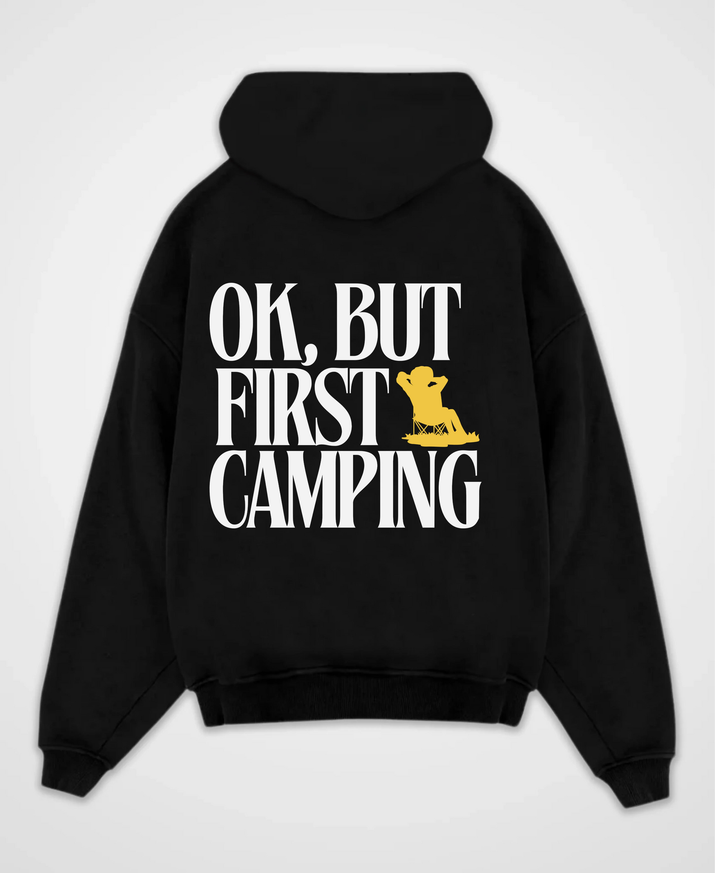 OK BUT FIRST OVERSIZED HOODIE