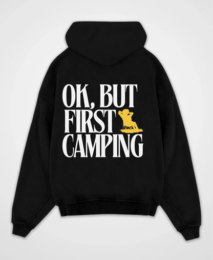 OK BUT FIRST OVERSIZED HOODIE