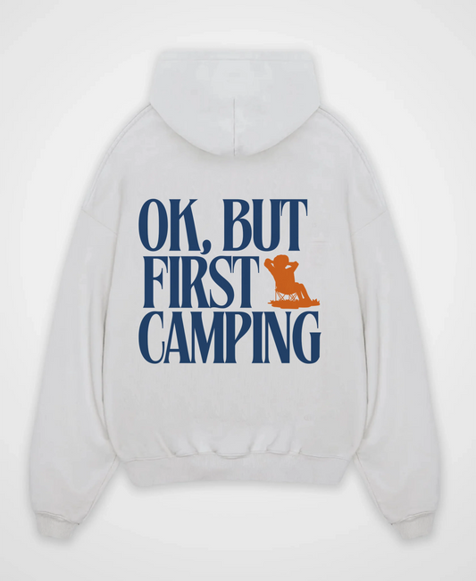 OK BUT FIRST OVERSIZED HOODIE