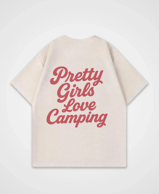 OK BUT FIRST CAMPING OVERSIZED SHIRT