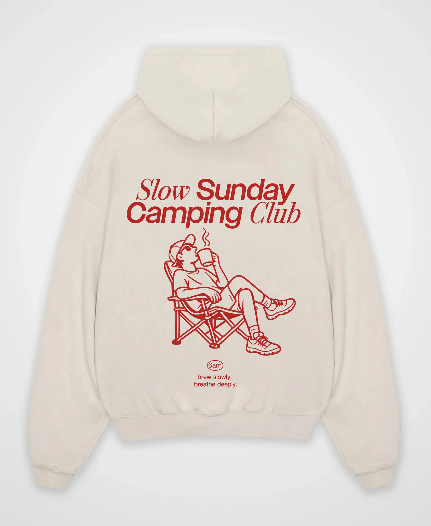 SLOW SUNDAY CAMPING CLUB OVERSIZED HOODIE