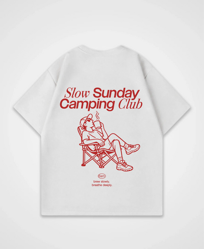 SLOW SUNDAY CAMPING CLUB OVERSIZED SHIRT
