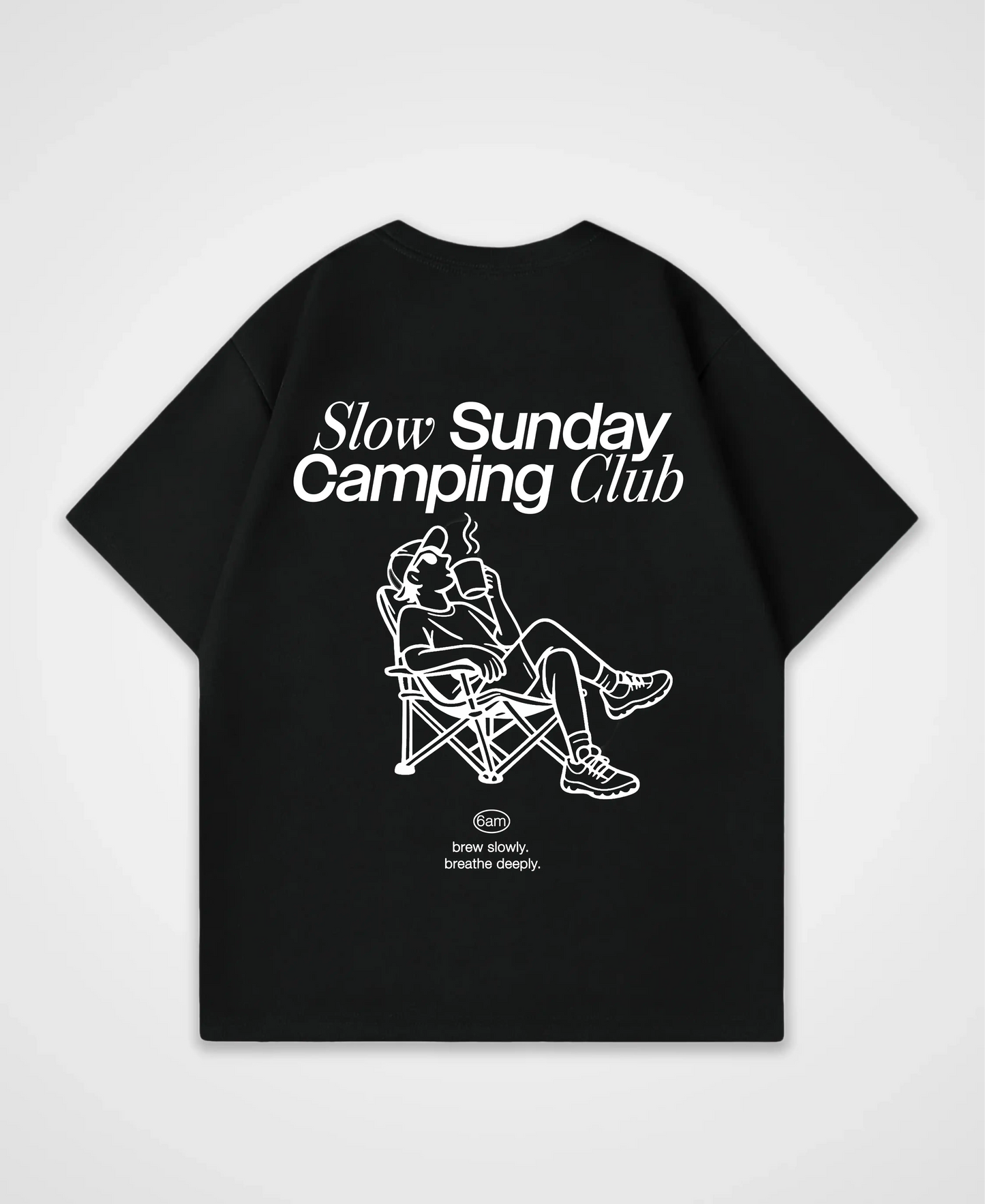 SLOW SUNDAY CAMPING CLUB OVERSIZED SHIRT