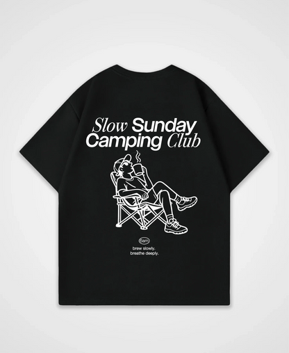 SLOW SUNDAY CAMPING CLUB OVERSIZED SHIRT