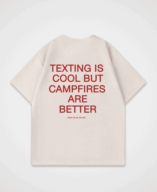 TEXTING IS COOL BUT OVERSIZED SHIRT