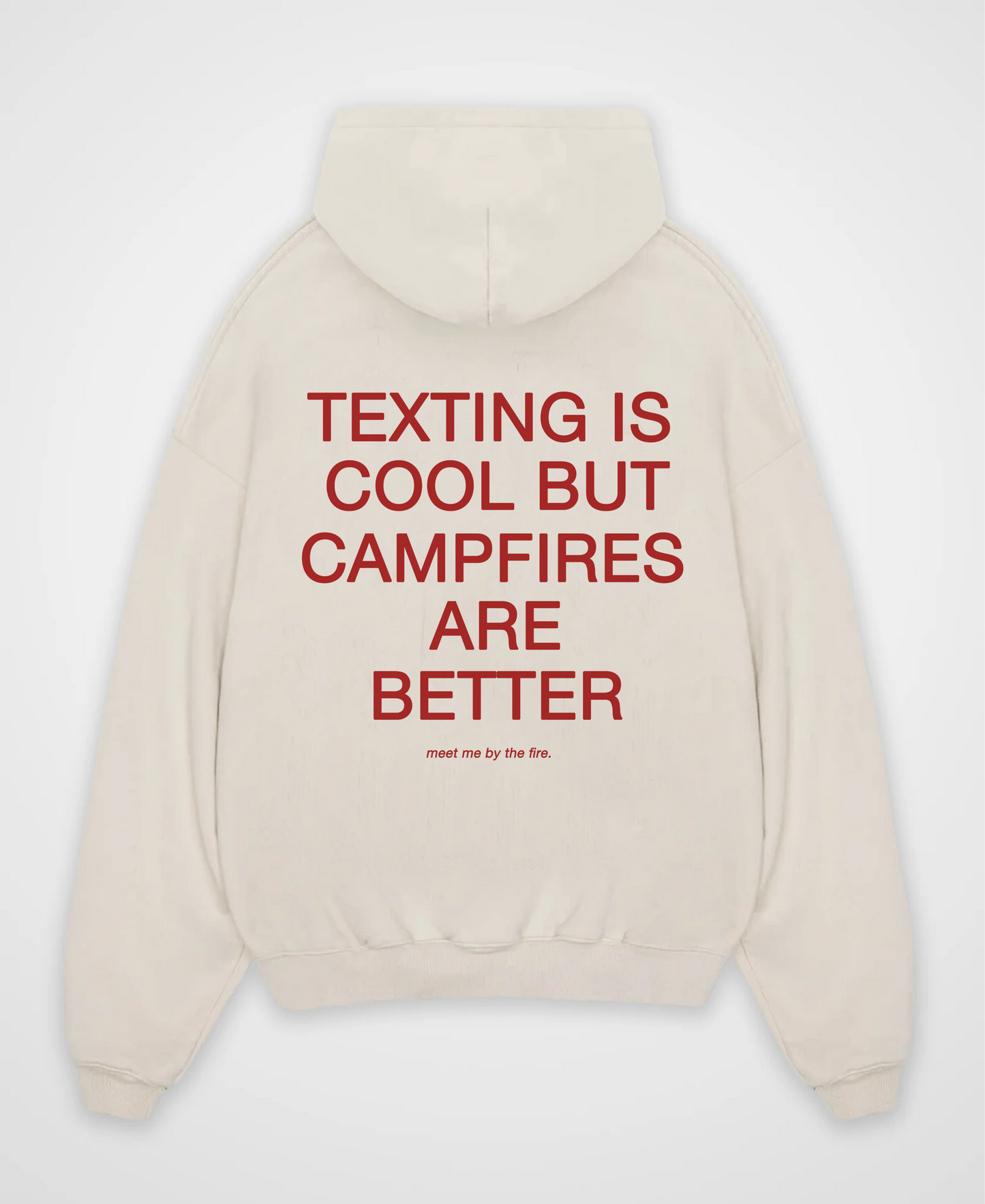 TEXTING IS COOL BUT OVERSIZED HOODIE