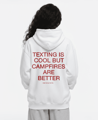 TEXTING IS COOL BUT OVERSIZED HOODIE