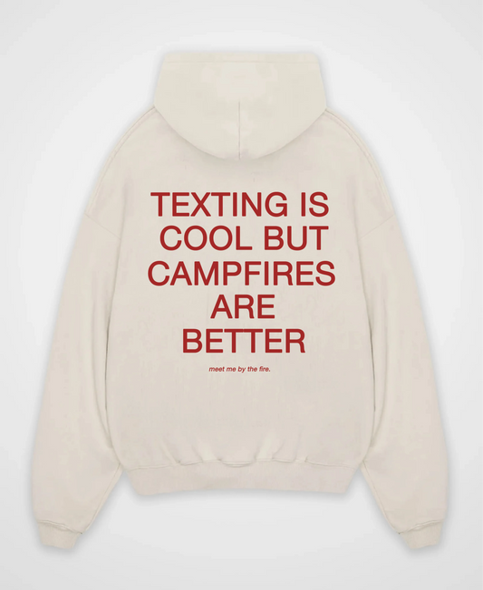 TEXTING IS COOL BUT OVERSIZED HOODIE 