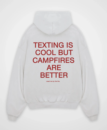 TEXTING IS COOL BUT OVERSIZED HOODIE 