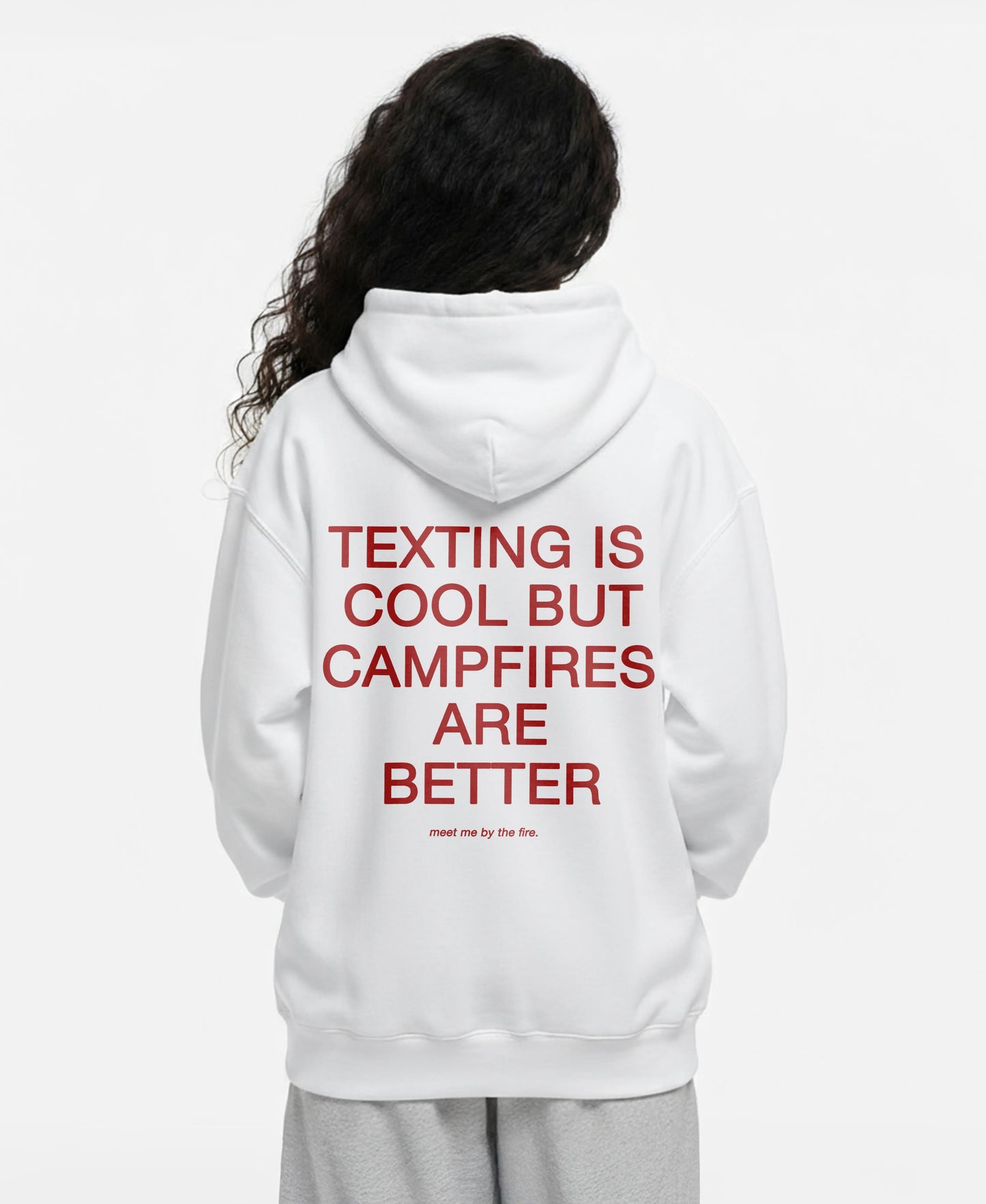 TEXTING IS COOL BUT OVERSIZED HOODIE 