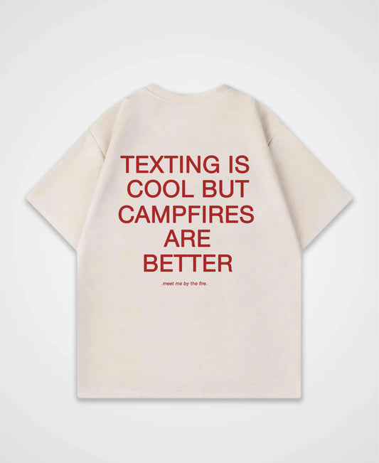 TEXTING IS COOL BUT OVERSIZED SHIRT