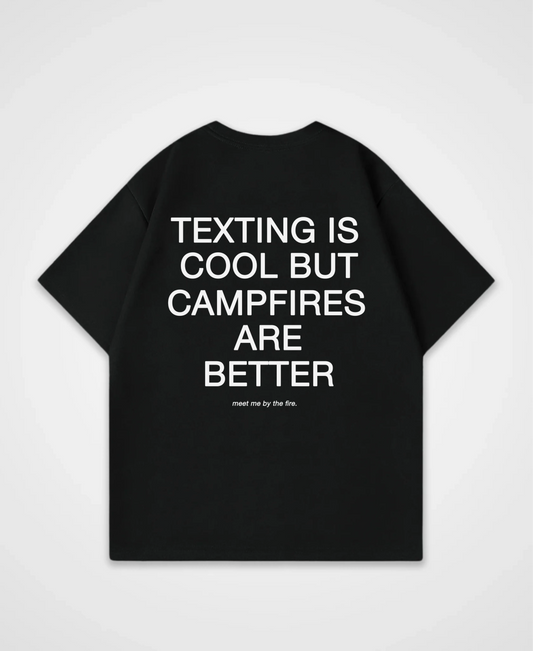 TEXTING IS COOL BUT OVERSIZED SHIRT