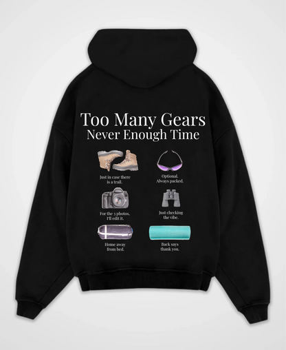 TOO MANY GEARS OVERSIZED HOODIE