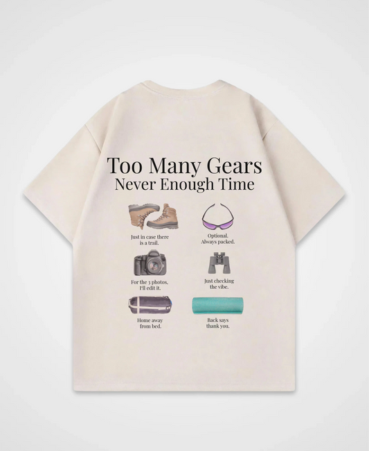 TOO MANY GEARS OVERSIZED SHIRT