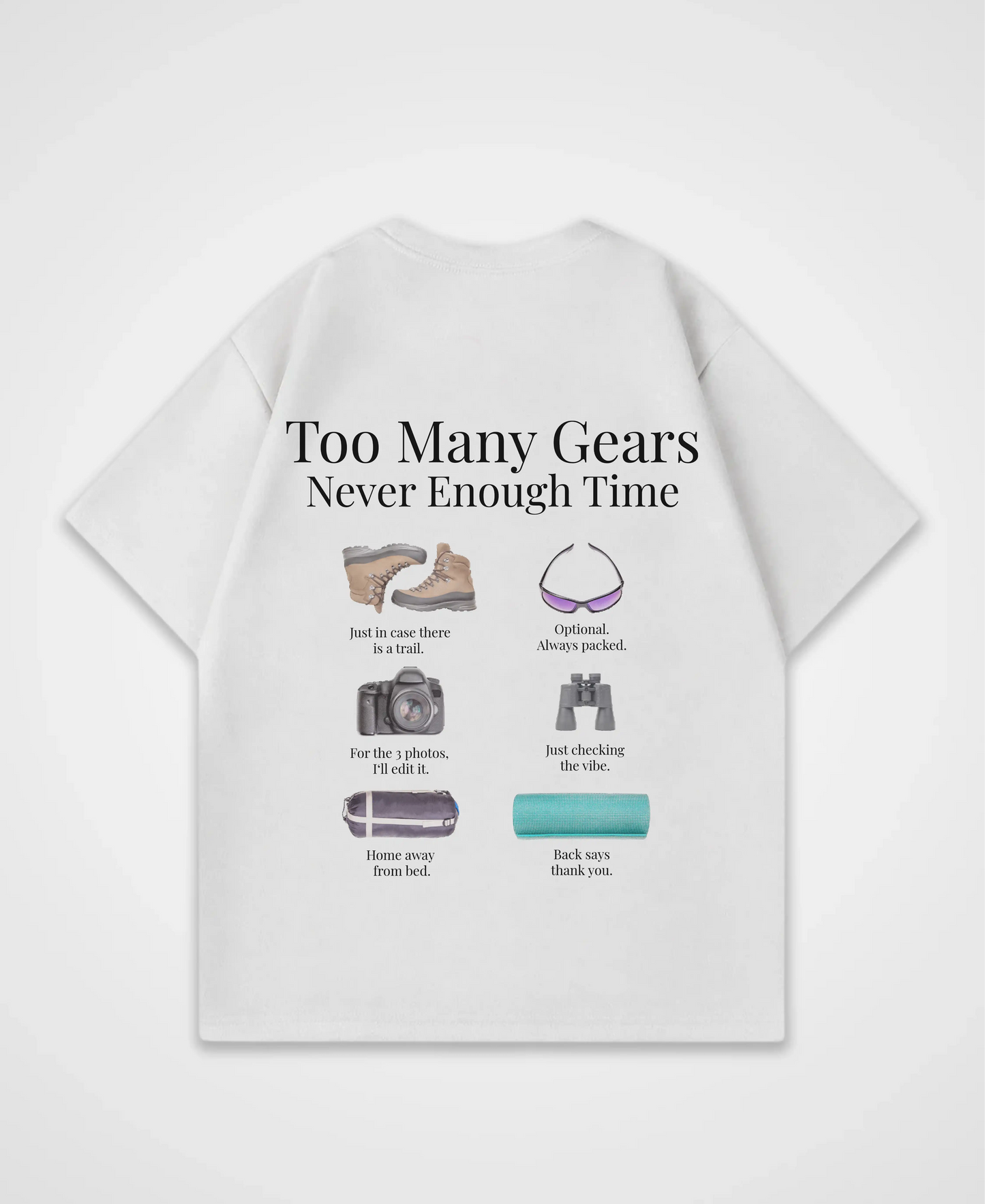 TOO MANY GEARS OVERSIZED SHIRT