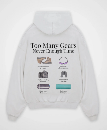 TOO MANY GEARS OVERSIZED HOODIE