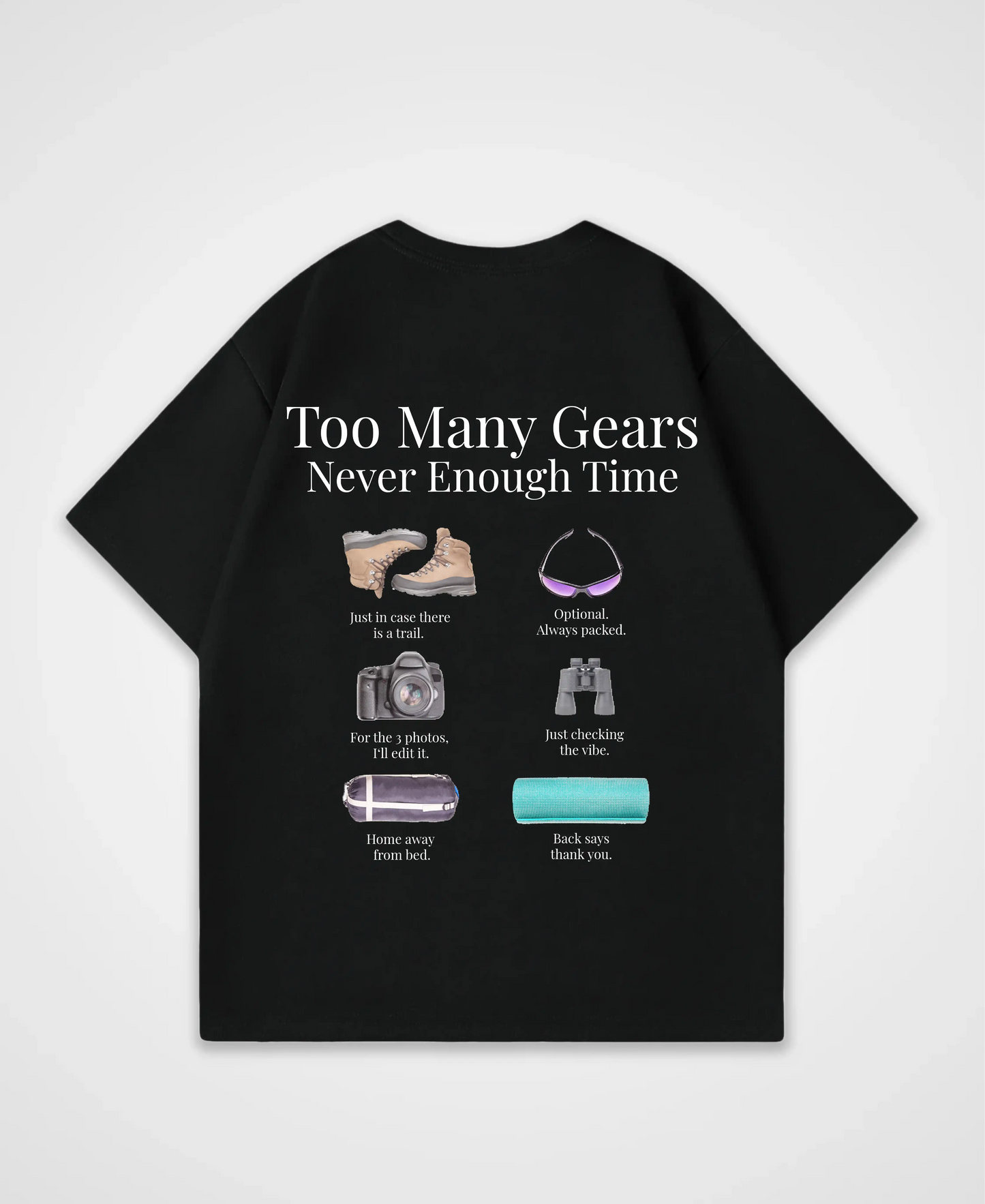 TOO MANY GEARS OVERSIZED SHIRT