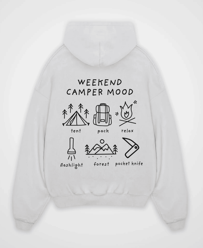 WEEKEND CAMPER MOOD OVERSIZED HOODIE