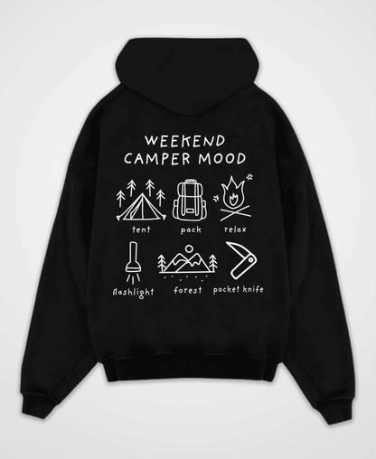 WEEKEND CAMPER MOOD OVERSIZED HOODIE