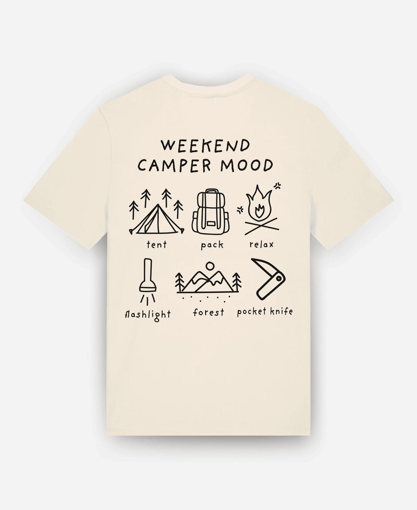 WEEKEND CAMPER MOOD ORGANIC REGULAR SHIRT