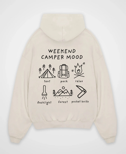 WEEKEND CAMPER MOOD OVERSIZED HOODIE