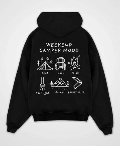 WEEKEND CAMPER MOOD OVERSIZED HOODIE