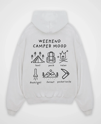 WEEKEND CAMPER MOOD OVERSIZED HOODIE