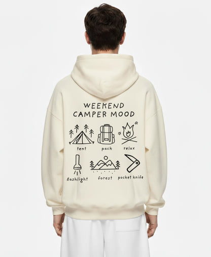 WEEKEND CAMPER MOOD OVERSIZED HOODIE