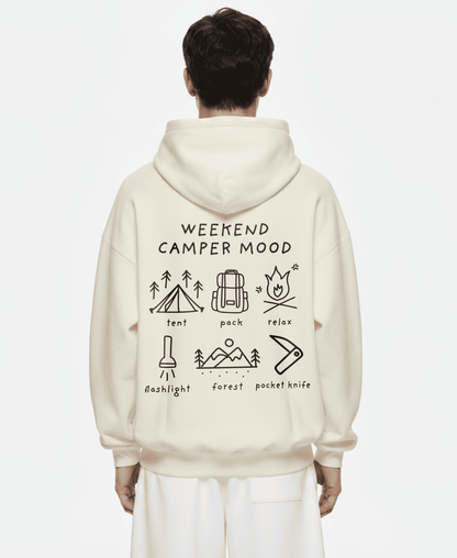 WEEKEND CAMPER MOOD OVERSIZED HOODIE