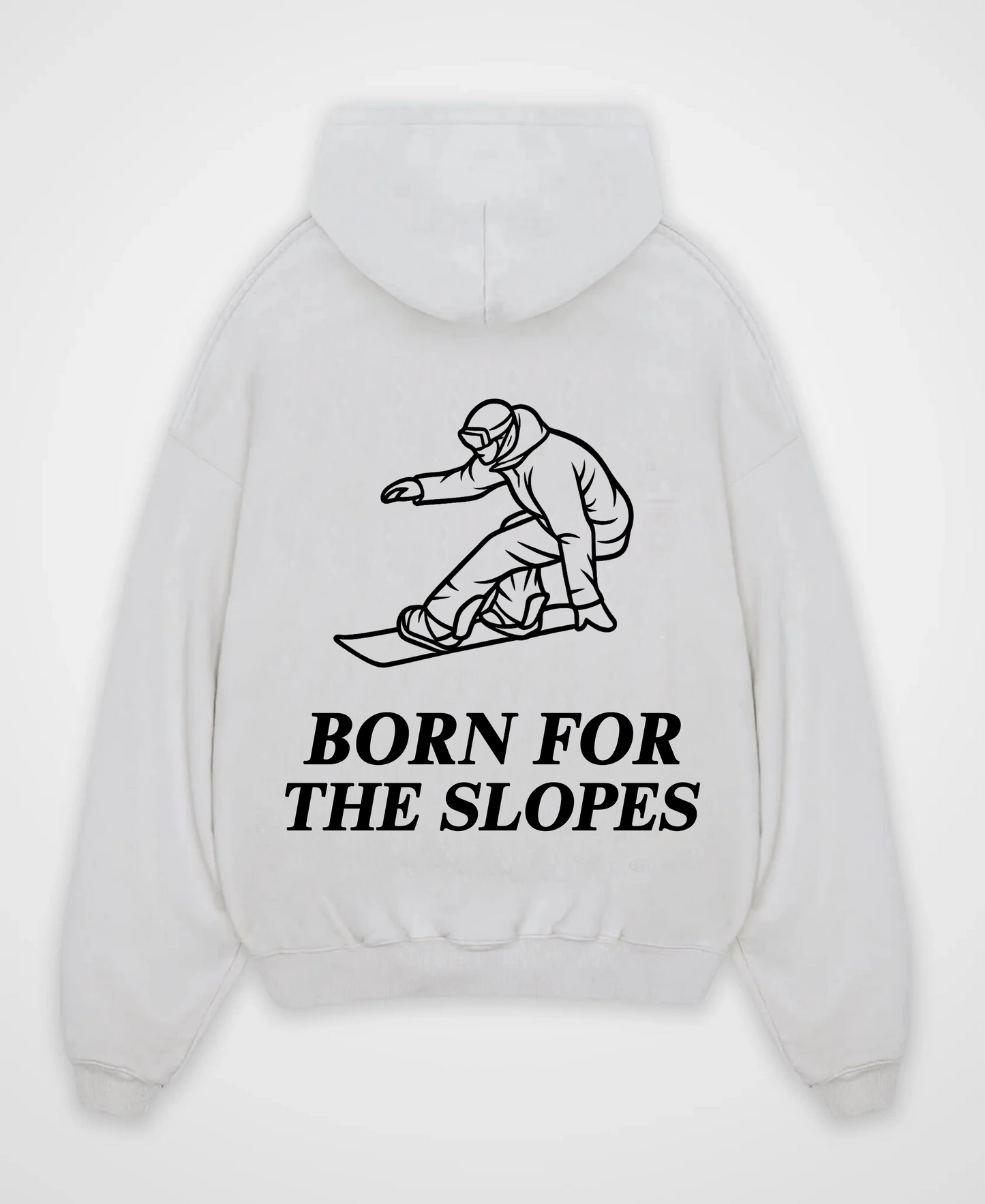 BORN FOR THE SLOPES OVERSIZED HOODIE