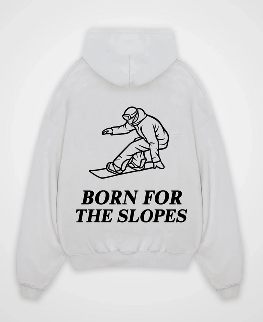 BORN FOR THE SLOPES OVERSIZED HOODIE